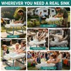Portable Sink Hand Wash Station, Camping Sink With Electric Pump
