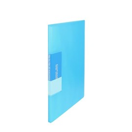 Boughton Japan FCB-B5-20CB Slim Clear Book B5, 20 Pockets, Blue