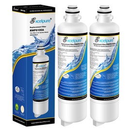 EXCELPURE BORPLFTR55 Refrigerator Water Filter Replacement for Bosch Ultra Clarity Pro, BORPLFTR50, 12033030, 11025825, 11032531, B36CT80SNS, B36CL80ENS, WFC100MF, WFS200MF, RA450022, 2PACK