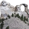 SS11094 Mount Rushmore Stand in Cardboard Cutout Set Standee Standup
