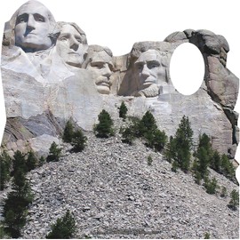 SS11094 Mount Rushmore Stand in Cardboard Cutout Set Standee Standup
