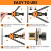 FOREVTL Rivet Nut Tool Kit, 16-Inch Rivnut Tool Kit with