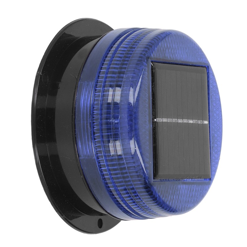 Solar Warning Strobe Light 6 High Brightness Bead Waterproof Construction