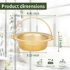 Snailhouse Sink Strainers, 2 Pack 4.5 Inches Stainless Steel Kitchen