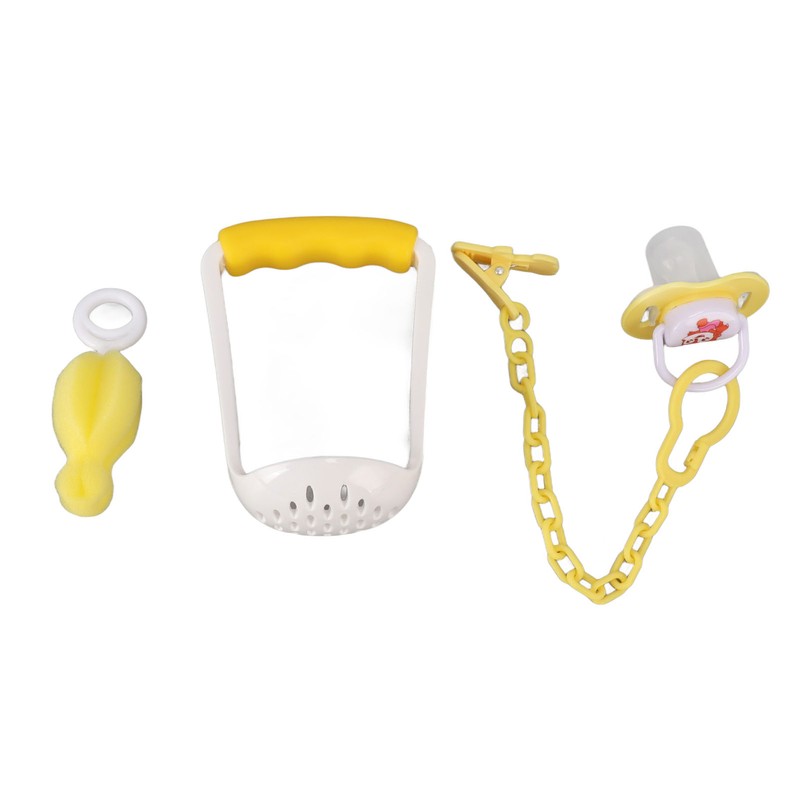 Baby Feeding Set Safe PP Silicone Compact Space Saving Discomfort