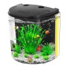 AQUANEAT Fish Tank, 1.2 Gallon Aquarium, Small Betta Fish Tank