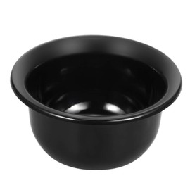 1Pc Men's Plastic Shaving Soap Bowl Reusable Shaving Mug Shaving Cup Smooth Shaving Mug Bowl for Shaving Soap and Cream, Black