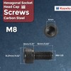 Kozelo Pack of 50 Cylinder Screws with Hexagon Socket -