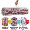 ProPik Gift Wrap Organizer, Wrapping Paper Storage Bag, Fits Holiday