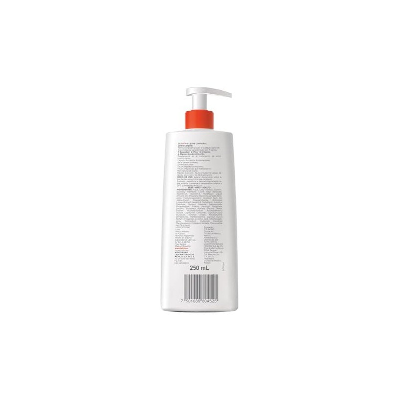 Leti At4 Leche Corporal, 250 ml