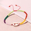 Jewever Evil Eye /7 Chakra Healing Crystals Energy Beaded Anklet