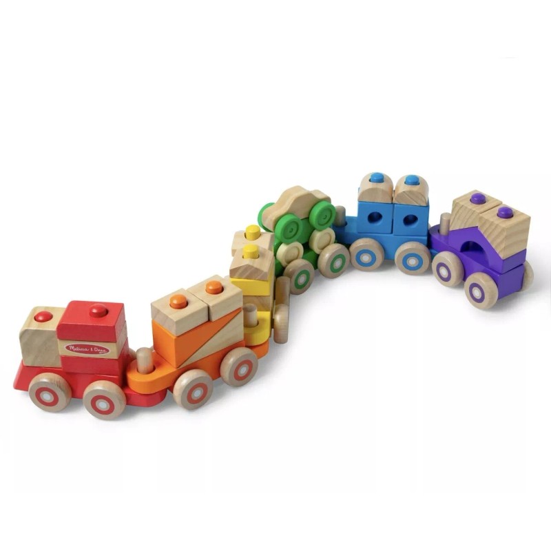 Melissa & Doug NEW🔥 Melissa & Doug Deluxe Wooden Stacking