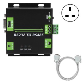 RS232 to RS485 Converter Electromagnetic Isolation Asynchronous 2‑Way Adapter Module (100‑240V)