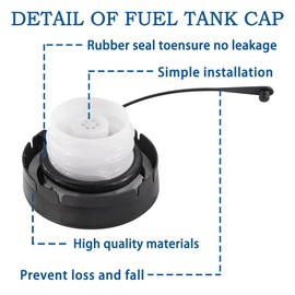 77300-53010 Gas Cap Fit for 2000-2006 Toyota, 2004-2006 Scion, 2001-2006 Lexus, 2001-2005 GS300 GS430 IS300 LX470 RAV4 Sequoia, 2001-2003 Highlander Sienna, 2001-2002 4Runner. Replaces# 77300-08010