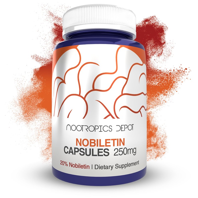 Nootropics Depot- Cápsulas de Nobiletina 250mg 30 Recuento 20 Extracto