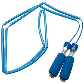 EVERNEW EKD349 Jump Rope for the First Time in Blue, 70.9 inches (180 cm), Diameter 0.3 inches (0.8 cm)