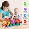 MOONTOY Baby Cars Toys for Babies 6-12 Months, Infant Toys