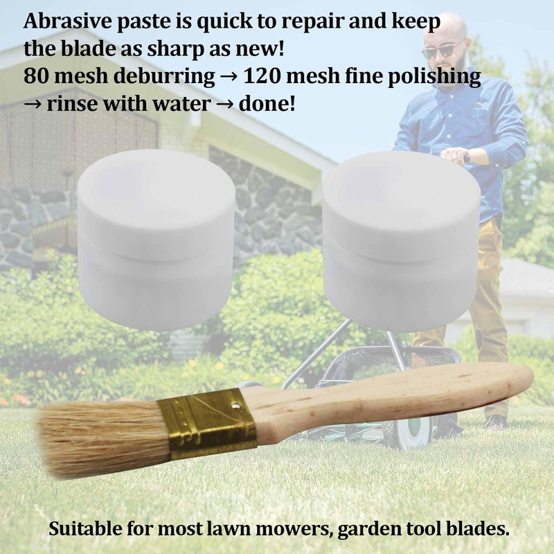 AAAQQ Homeowners Reel Sharpening Starter Kit, 80 Grit 120 Grit