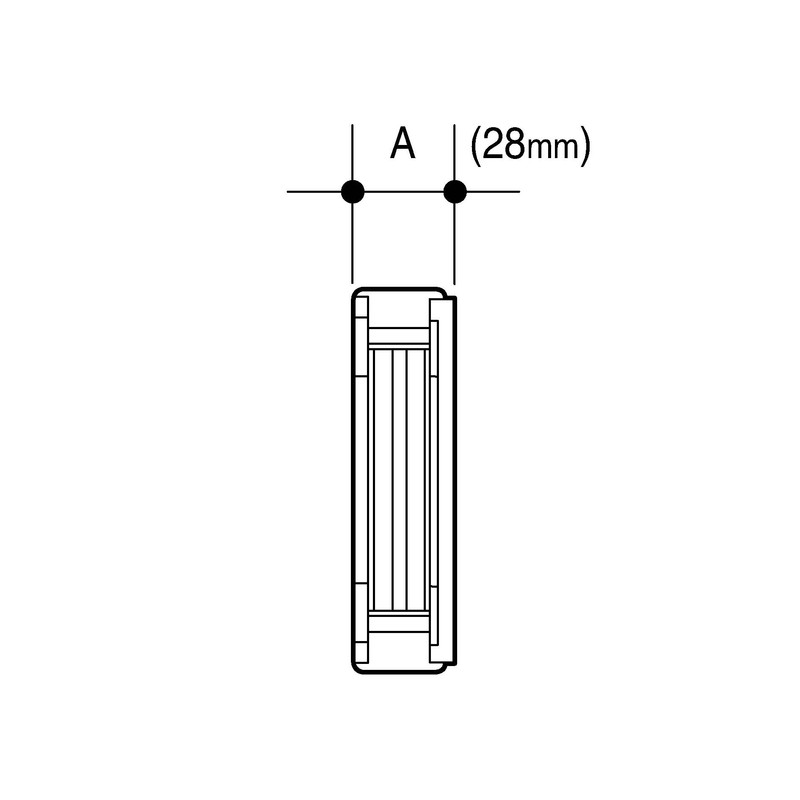 Wavin OSMA Squareline 100mm White Guttering Range (External StopEnd)