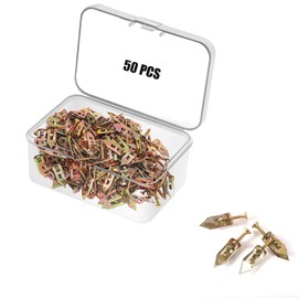 50 PCS Self Drilling Drywall Anchors, Heavy Duty Dry Wall Anchors and Screws Kit, No Pre-Drilling Needed for Plasterboard or Gypsum