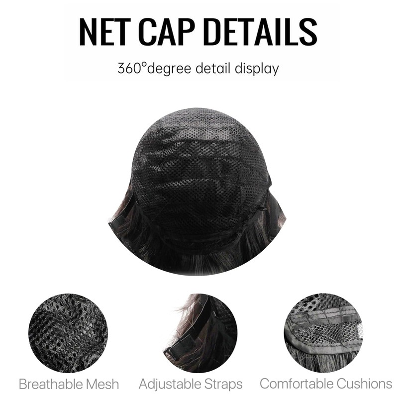 Leuik Body Wave Black Wig for Women|Synthetic Long Black Wigs