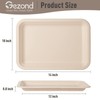 Gezond 50 Pack 14 Inch Disposable Food Trays Eco-friendly Heavy-Duty