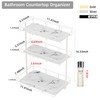 Bathroom Organizer Countertop Perfume Organizer Makeup Organizer Cosmetics Storage Display