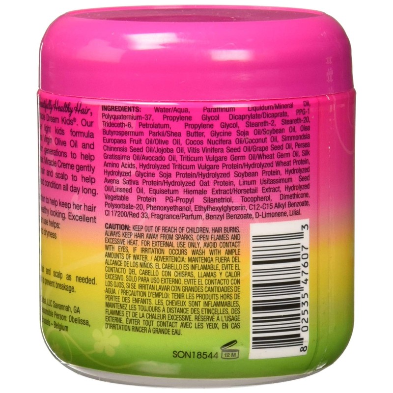 African Pride Dream Kids Olive Miracle Creme, 6 Ounce