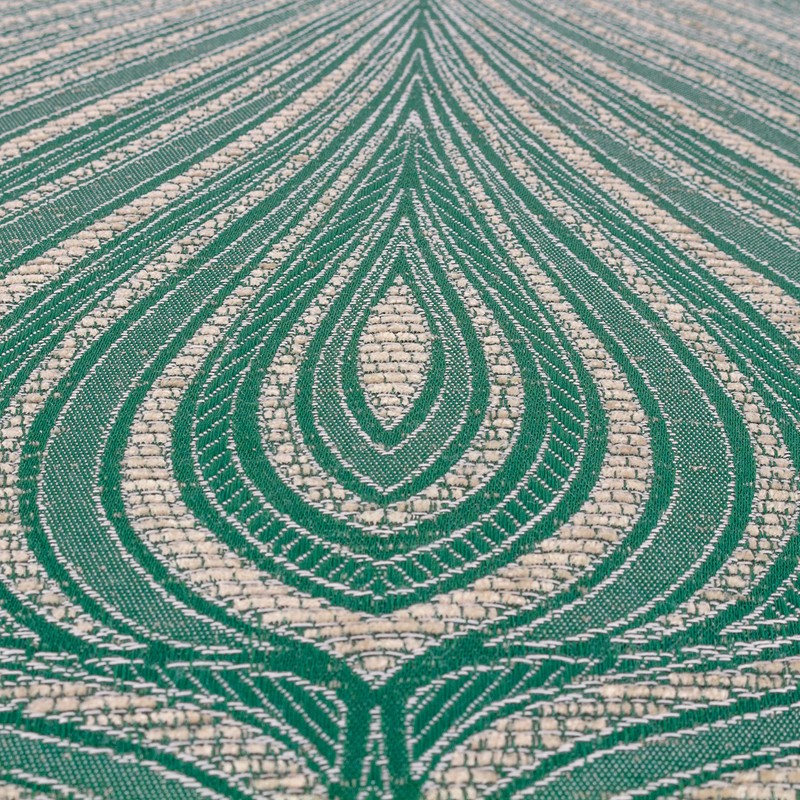 Paoletti Gatsby Jacquard Piped Cushion Cover, 55 x 55 cm,