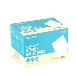 Almohadillas de gasa estériles de 2 x 2 pulgadas (100 unidades), algodón de 8 capas, envueltas individualmente (20 paquetes de 5), altamente absorbent
