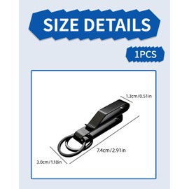 KGDUYC 2 x Heavy Duty Key Holder Belt with 4 Pieces Metal Key Rings, Key Fob Tactical Stainless Steel Men's Key Clip for 3.8-5.7 cm Wide Service Belt for Police and Fire Brigade