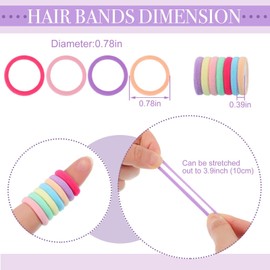 150 Pack Hair Ties for Little Girls, Toddler Baby Hair Ties Soft Hair Ties No Damage Small Seamless Hair Bands Elastic Ponytail Holders Hair Accessories for Toddlers Girls
