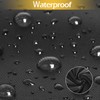 Outdoor Built In Fire Pit Cover for In-Ground Waterproof Heavy
