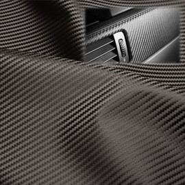 EZAUTO WRAP 12"x54" (1FTx4.5FT) Gray Fabric Carbon Fiber 54" Wide Cloth Marine Vinyl Plain Weave Upholstery Automotive Seat Cover
