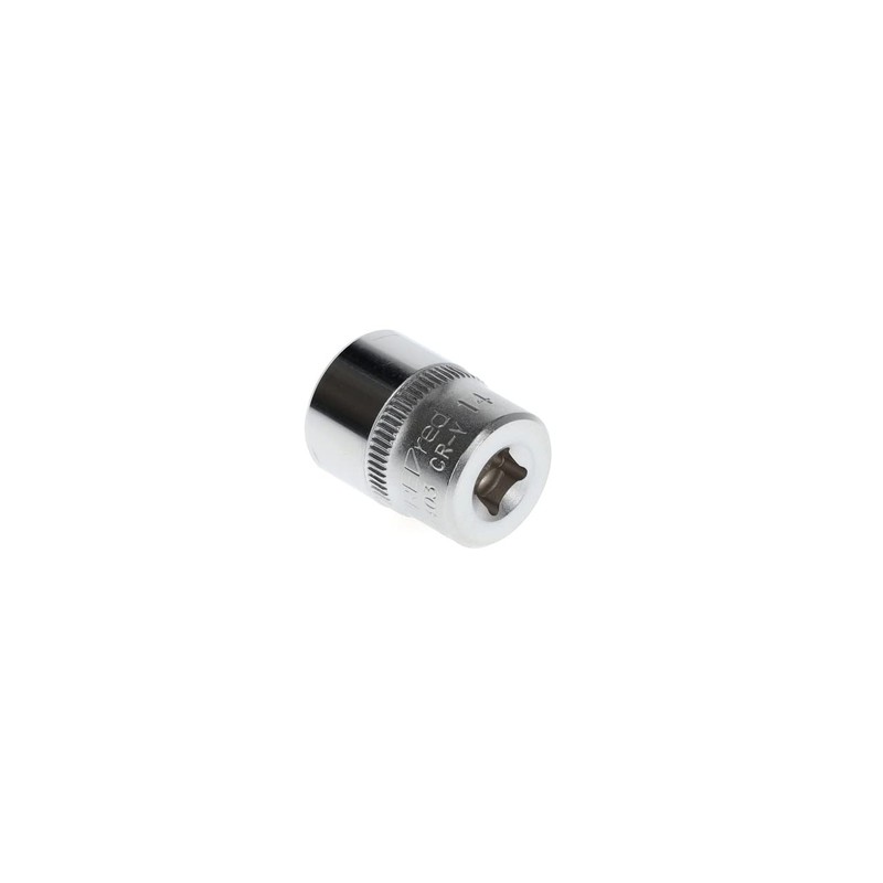 GEDORE red Socket, 1/4" 6.3 mm drive, hexagonal, 14 mm