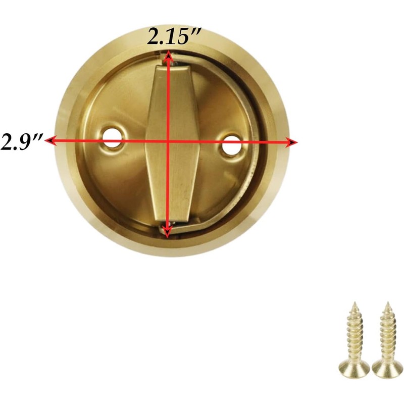 FarBoat 1 Set Recessed Flush Lock for Cabinet 201 Stainless