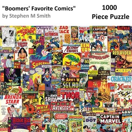 Hart Puzzles Favorite Comics 1000 Piece Puzzle, 1 EA, Multi