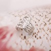 Goldenchen Chic Skeleton Hand Ear Cuff Silver Plated Ear Bone