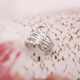 Goldenchen Chic Skeleton Hand Ear Cuff Silver Plated Ear Bone Personality Clip Earring