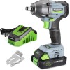 WORKPRO 1/2'' Cordless Impact Wrench Brushless 20V 1 Hour Fast