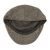 Jaxon & James Tweed Flat Cap - Brown-Grey Medium