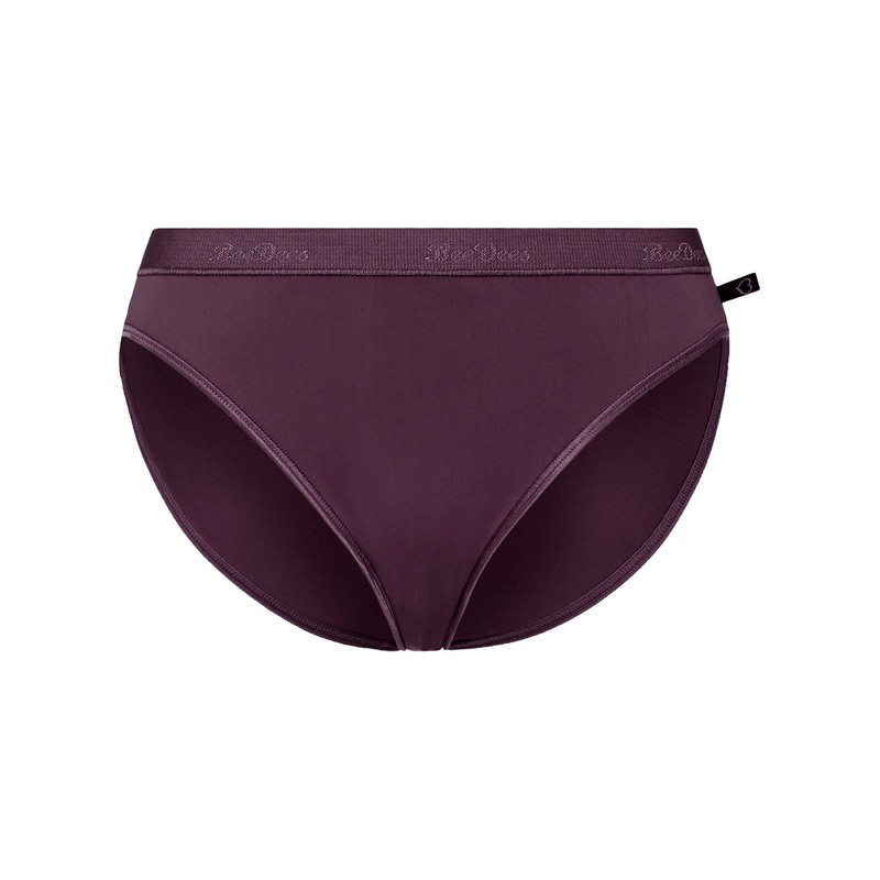 BeeDees Microfun Tai Women's Briefs, aubergine