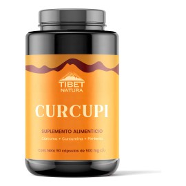 Cúrcuma Curcumina Pimienta 90 Capsulas Tibet Curcupi