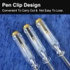 4PCS Voltage Pen Flat Screwdriver, Length 125mm, 2 in 1