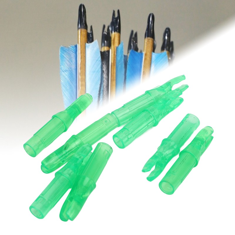 100pcs Archery Arrow Nock Durable Plastic Insert Arrow Nocks Light