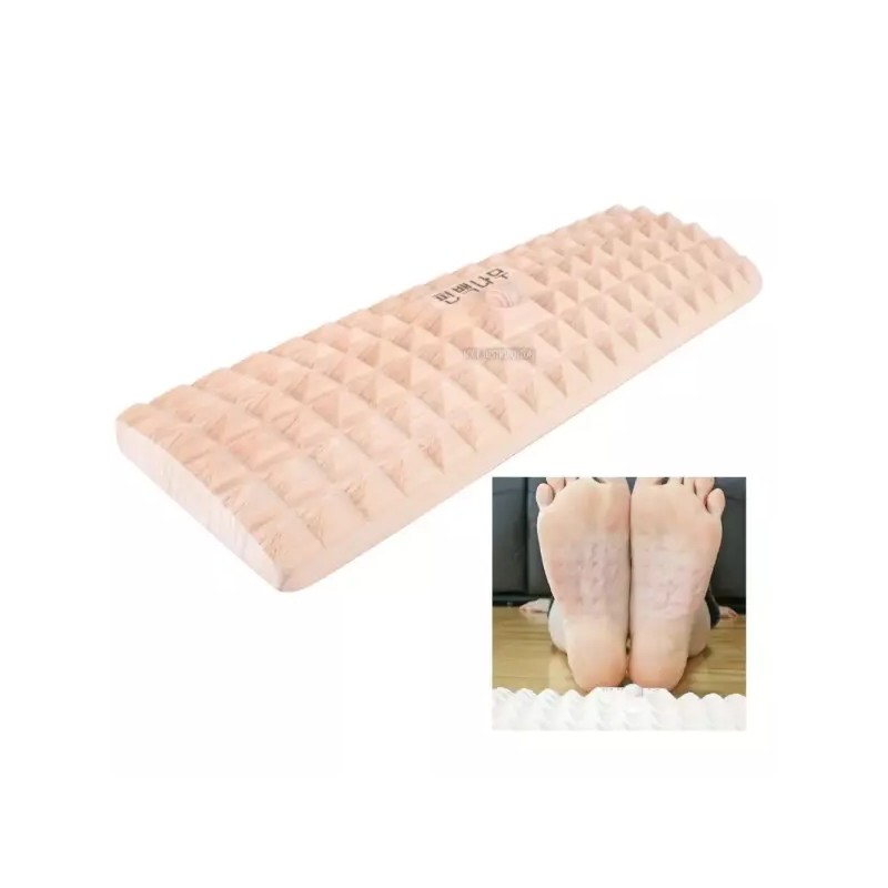 Pyramid MBO 국산 편백나무 발지압판 피라미드엠보소형 마사지기 Domestic Cypress FOOT