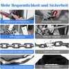 Anweller Bicycle Lock Fingerprint, High Security Anti-Theft Bicycle Chain Lock