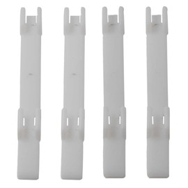 VHEUHZ Screw-On Hinges - Door Hinges Pack of 4 Nylon Hinges Compatible with Caravan or Motorhome Service Door SFD 26430 HP7 Plastic White