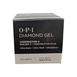 OPI - Diamond Gel - Construction+ Builder+ Ultra White, Alpine Snow 1 oz HG010