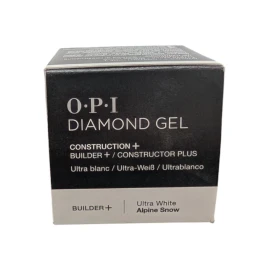 OPI - Diamond Gel - Construction+ Builder+ Ultra White, Alpine Snow 1 oz HG010